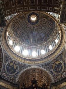 From sky to grave - St Peter's Basilca, Rome