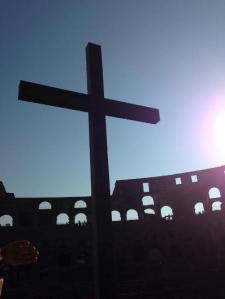 Roman Christianity -The Cross in the Colosseum