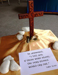 if these were silent, the very stones would cry out.” Luke 19:40