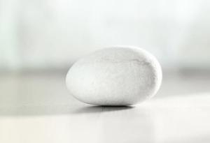 A weighty pebble to hold
