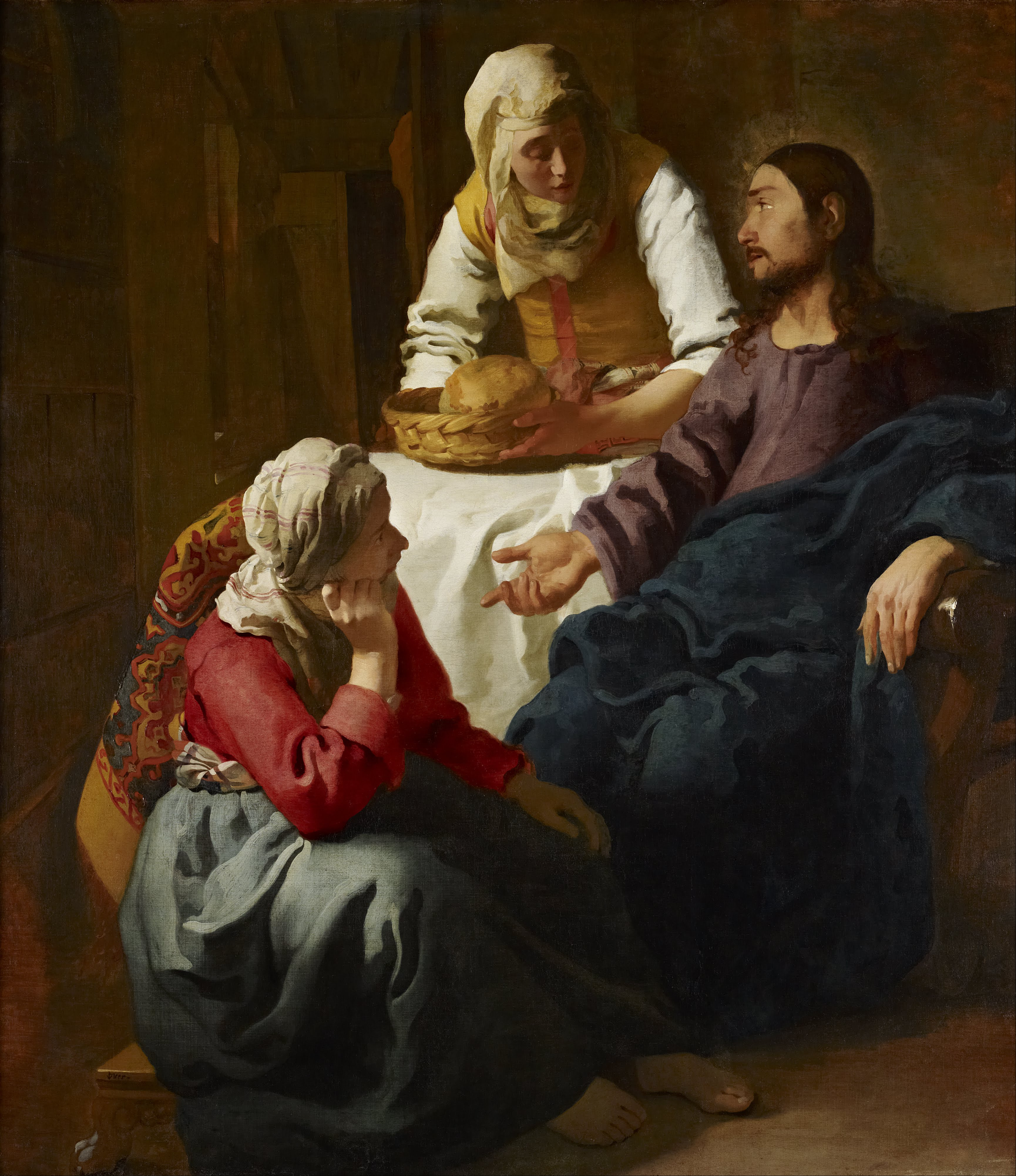 Mary and Martha - Vermeer